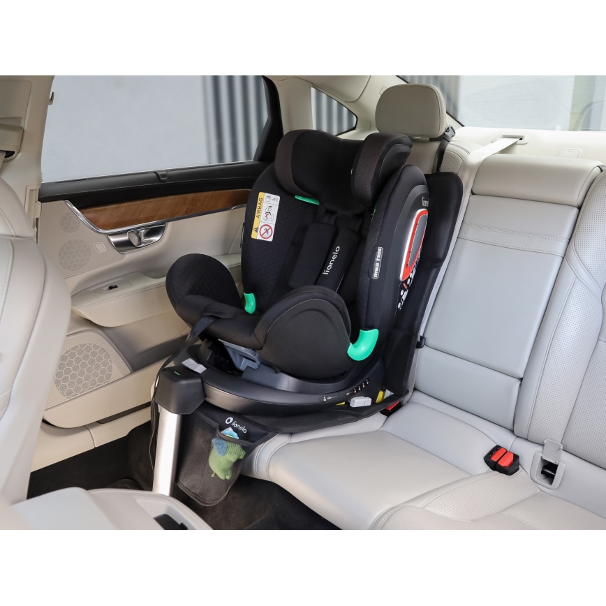 Lionelo - Autostoelbeschermmat SIKKER Black Carbon