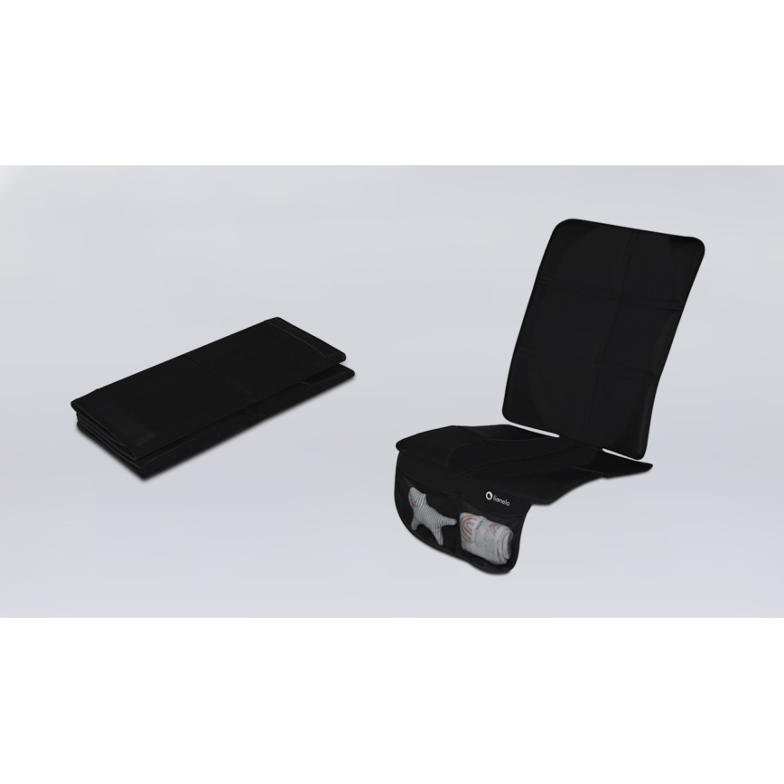 Lionelo - Autostoelbeschermmat SIKKER Black Carbon