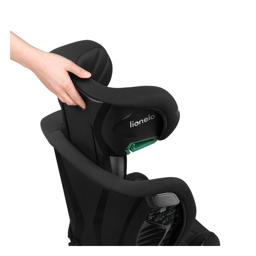 Lionelo - Autostoeltje IGO i-Size 100-150 cm Zwart Carbon