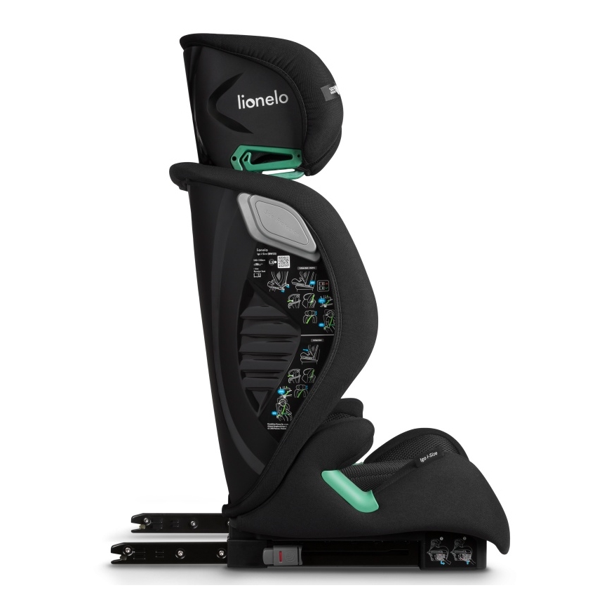 Lionelo - Autostoeltje IGO i-Size 100-150 cm Zwart Carbon