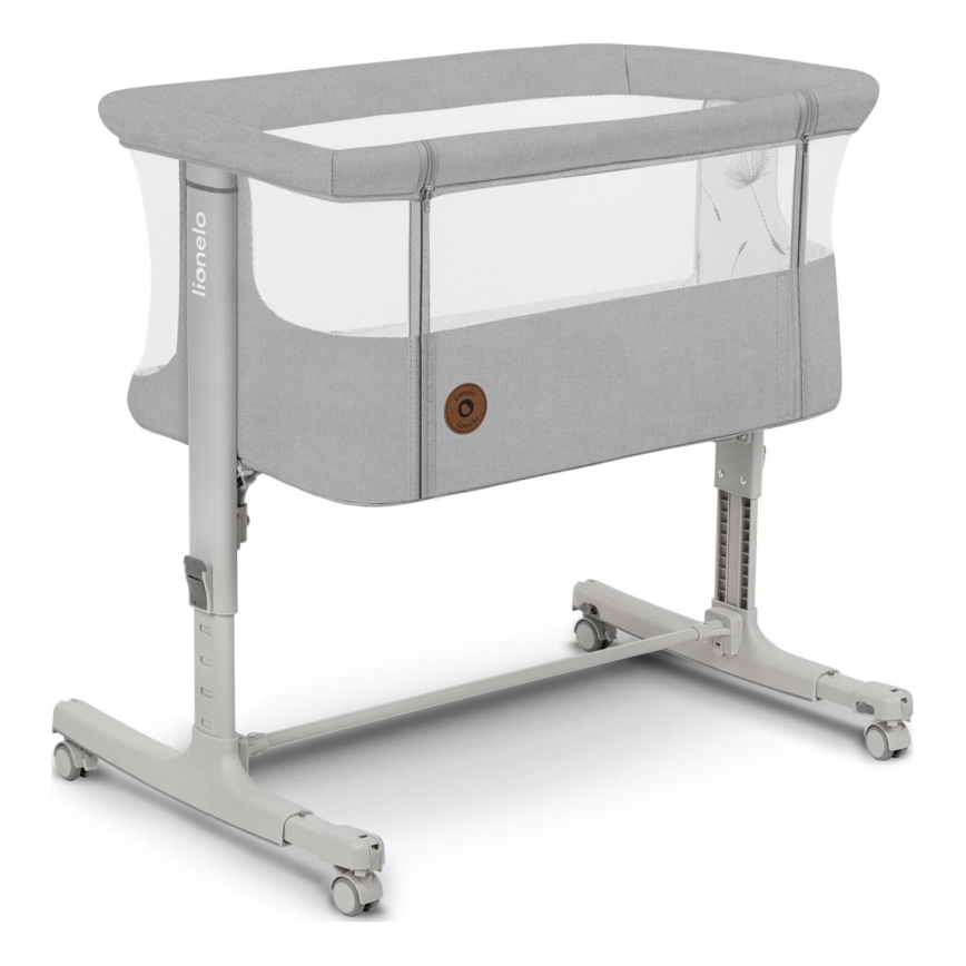 Lionelo - Baby wieg 3in1 AURORA grijs