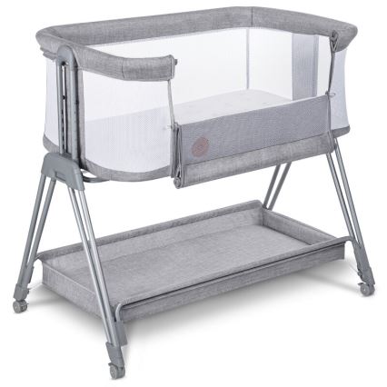 Lionelo - Babybed 2-in-1 LUNA grijs