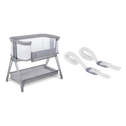 Lionelo - Babybed 2-in-1 LUNA grijs