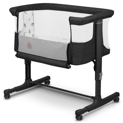 Lionelo - Babybedje 3-in-1 AURORA Grijs Grafiet