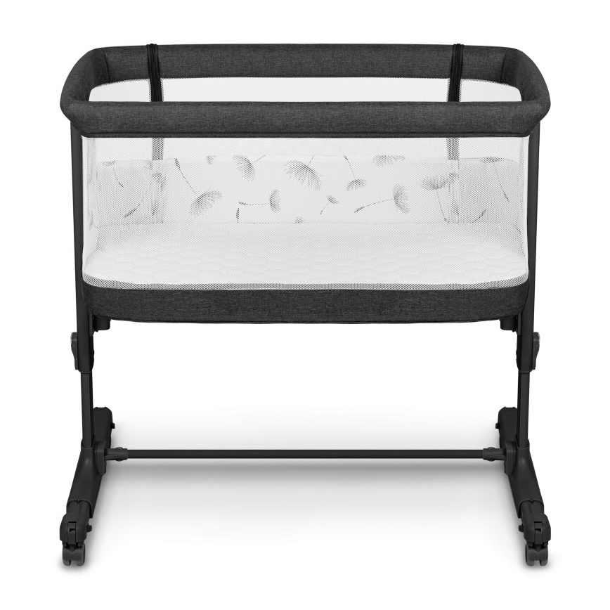 Lionelo - Babybedje 3-in-1 AURORA Grijs Grafiet