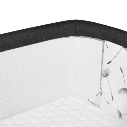 Lionelo - Babybedje 3-in-1 AURORA zwart