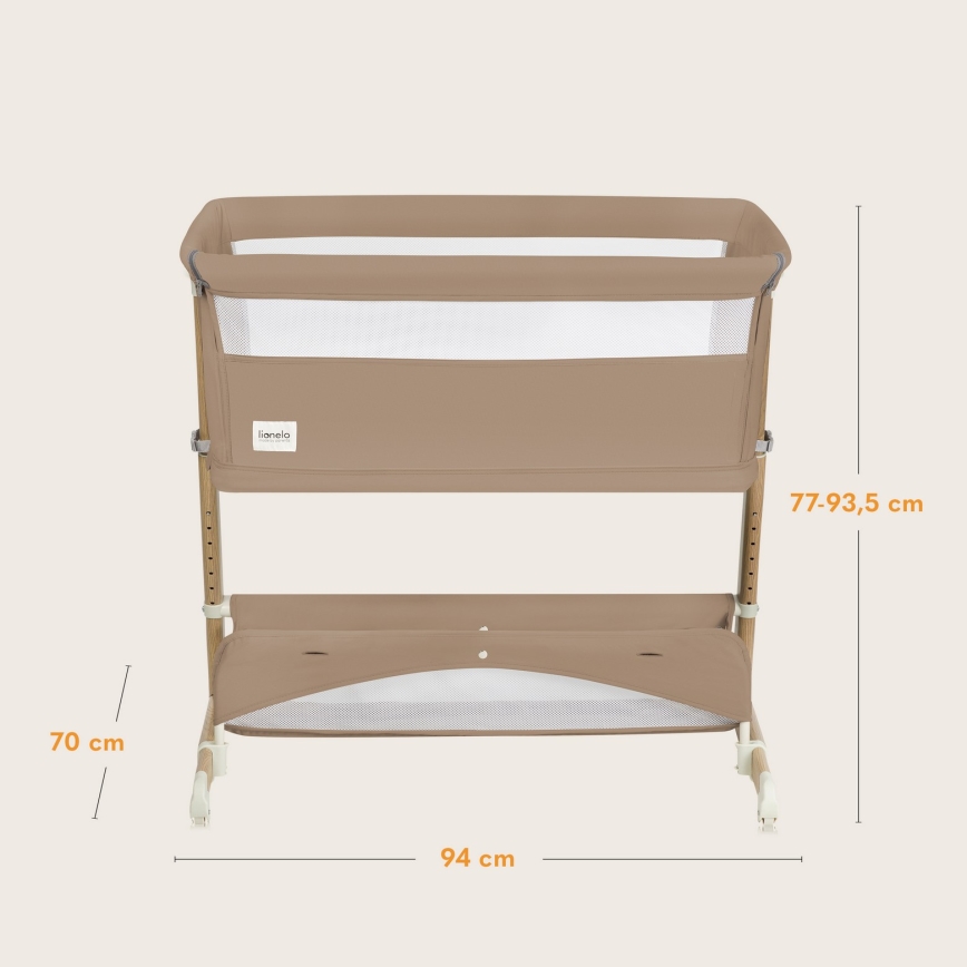 Lionelo - babybedje 5-in-1 THOMI PLUS Beige Karamel