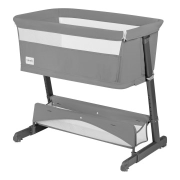 Lionelo - Babybedje 5-in-1 THOMI PLUS Grijs Beton
