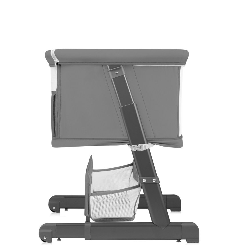 Lionelo - Babybedje 5-in-1 THOMI PLUS Grijs Beton