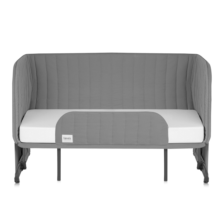 Lionelo - Babybedje 5-in-1 THOMI PLUS Grijs Beton