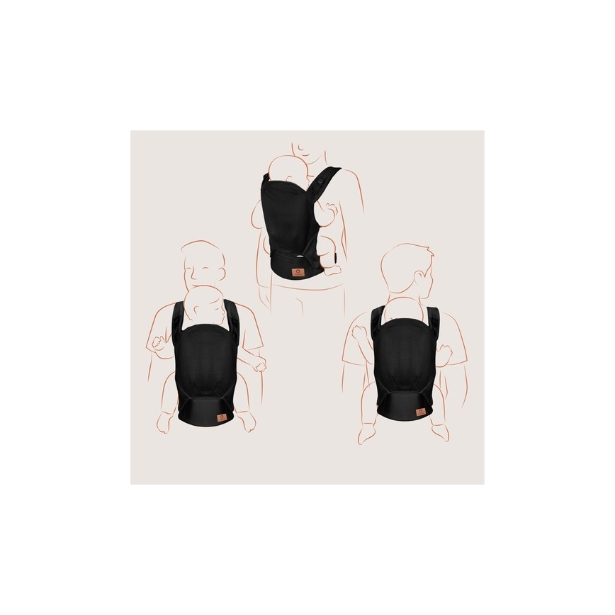 Lionelo - Babydrager MARGAREET Air Black