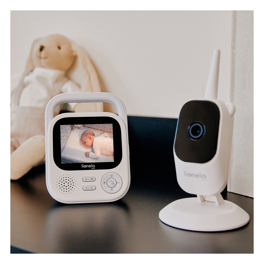 Lionelo - Babymonitor met scherm BABYLINE 3.2, 5V, 2600 mAh