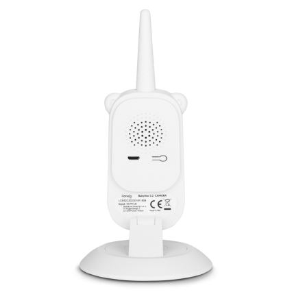 Lionelo - Babymonitor met scherm BABYLINE 3.2, 5V, 2600 mAh