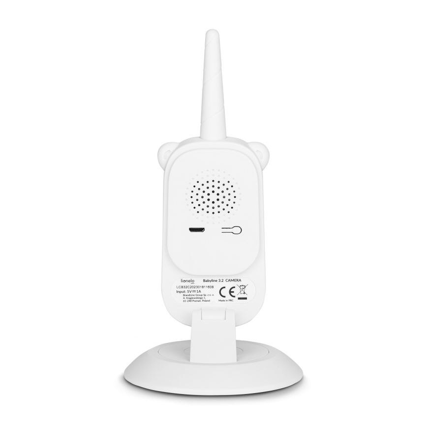 Lionelo - Babymonitor met scherm BABYLINE 3.2, 5V, 2600 mAh
