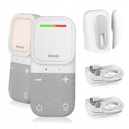 Lionelo - Babyphone audio sans fil et rechargeable BABYLINE 2.2 5V