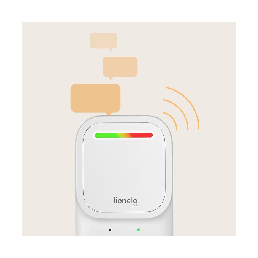 Lionelo - Babyphone audio sans fil et rechargeable BABYLINE 2.2 5V