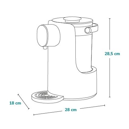 Lionelo - BABYPRESTO flesverwarmer 1000W/230V wit