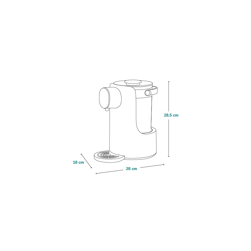 Lionelo - BABYPRESTO flesverwarmer 1000W/230V wit