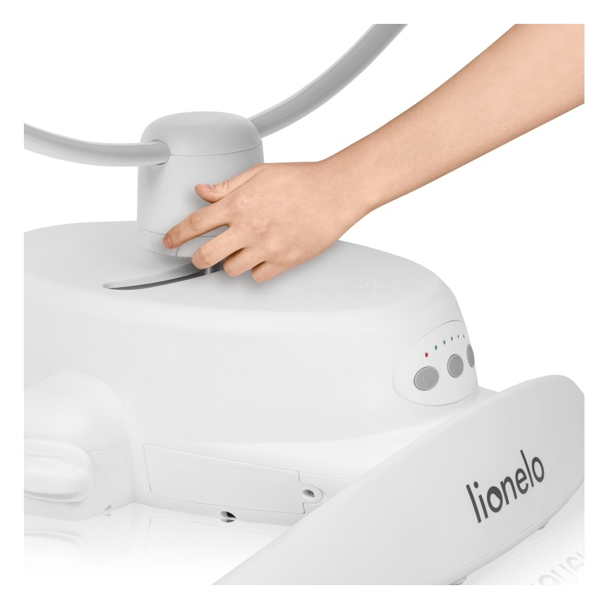 Lionelo - Babyschommel IRIS met melodie, 4xAA, Beige Sand