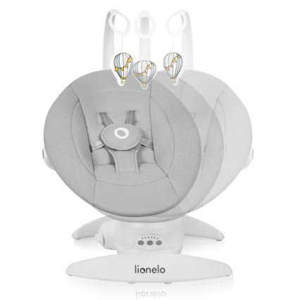 Lionelo - Babyschommel met melodie IRIS Grey Concrete