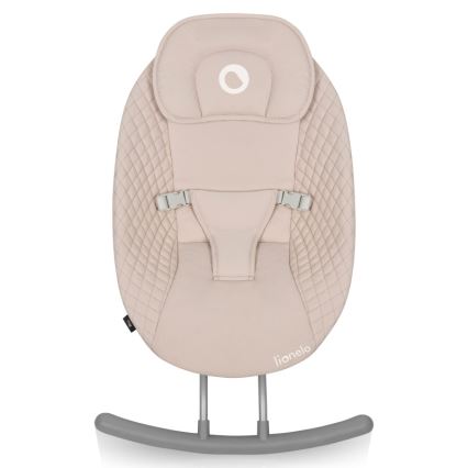 Lionelo - Babyschommel met melodie RIO, 4xC, Beige Latte + afstandsbediening