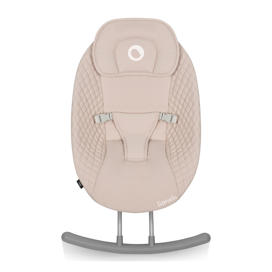 Lionelo - Babyschommel met melodie RIO, 4xC, Beige Latte + afstandsbediening