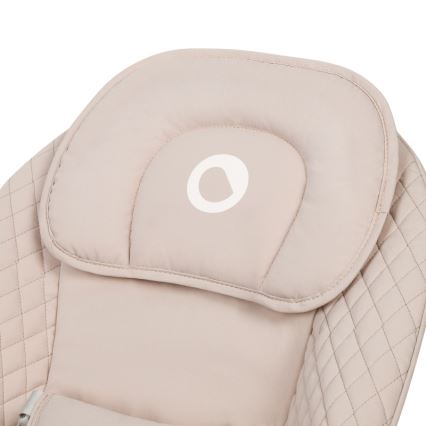 Lionelo - Babyschommel met melodie RIO, 4xC, Beige Latte + afstandsbediening