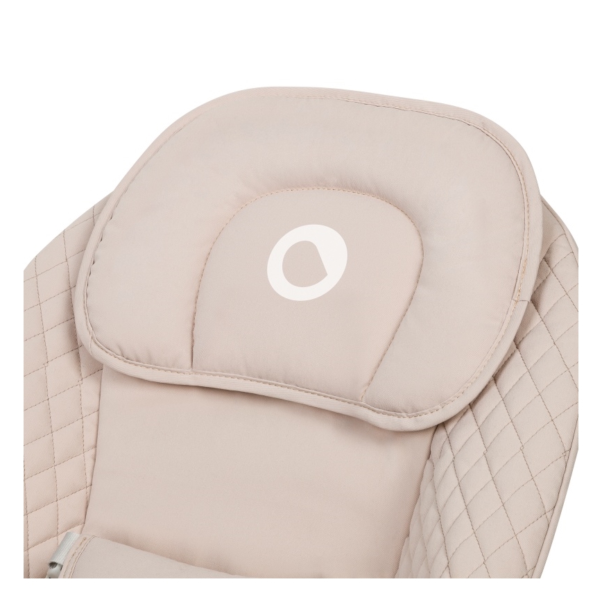 Lionelo - Babyschommel met melodie RIO, 4xC, Beige Latte + afstandsbediening