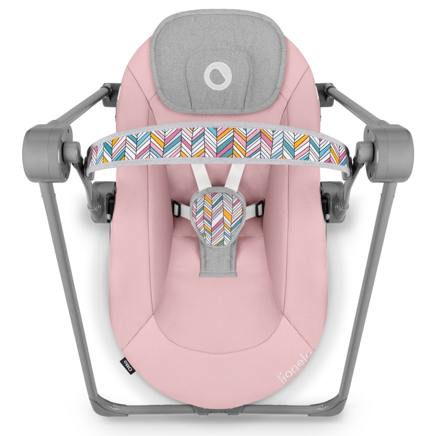 Lionelo - Babyschommel OTTO 4xLR14 Pink Baby