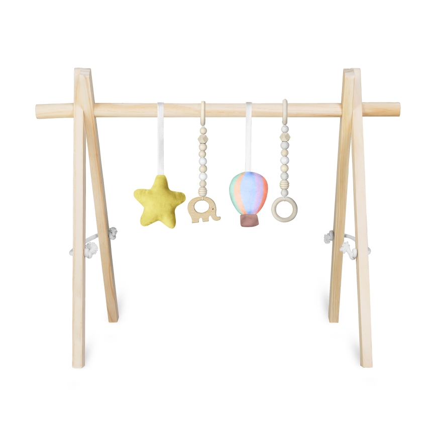 Lionelo - Babyspeelkleed met houten speelboog ANIS