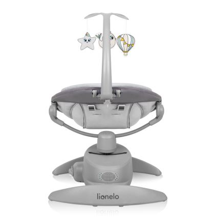 Lionelo - Babywip met melodie MELL Grey Stone 4xAA + afstandsbediening