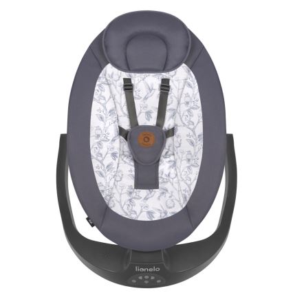 Lionelo - Babywip met melodie RALF 4xAA Grijs/Wit + afstandsbediening