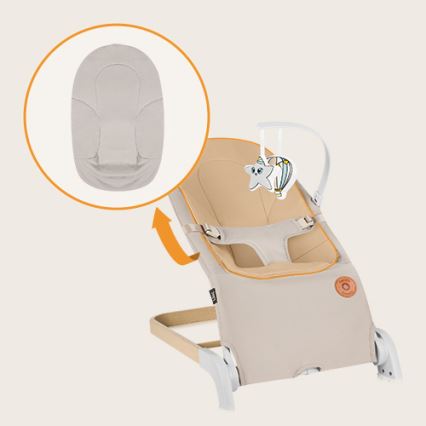 Lionelo - Kinderwipstoel LILAC beige