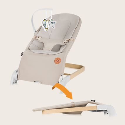 Lionelo - Kinderwipstoel LILAC beige