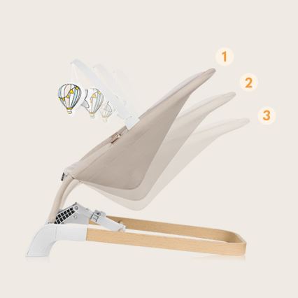 Lionelo - Kinderwipstoel LILAC beige