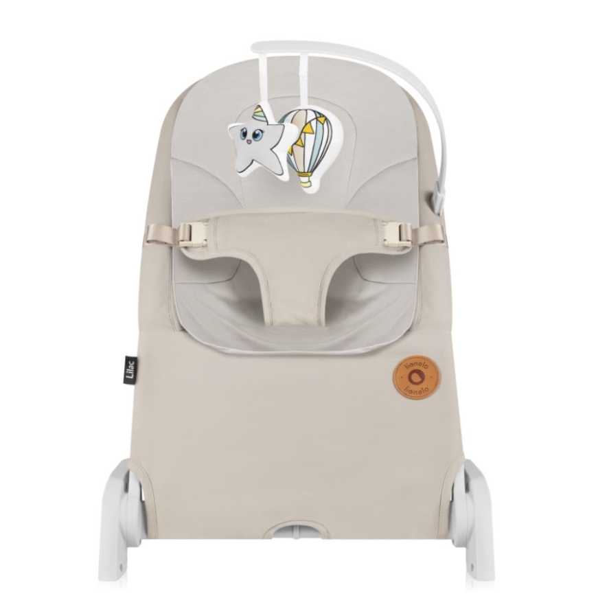 Lionelo - Kinderwipstoel LILAC beige