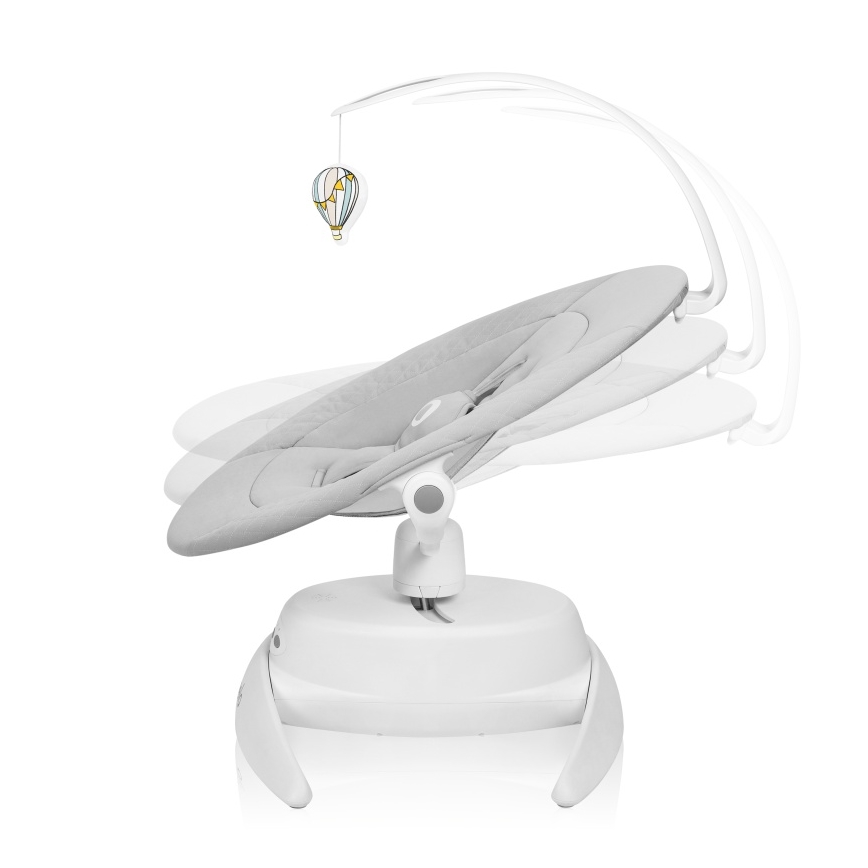 Lionelo - Babywipstoel met melodie IRIS Grey Concrete