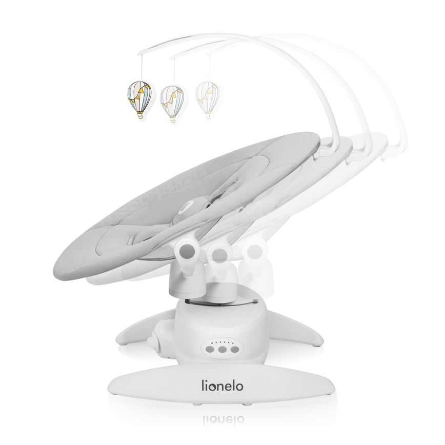 Lionelo - Babywipstoel met melodie IRIS Grey Concrete