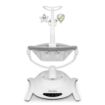 Lionelo - Balancelle musicale pour bébé BELLA Gris Béton + télécommande