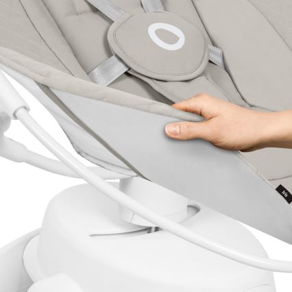 Lionelo - Balancelle musicale pour bébé IRIS, 4x AA, beige sable