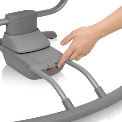 Lionelo - Balancelle musicale pour bébé RIO 4xC Beige Latte + télécommande