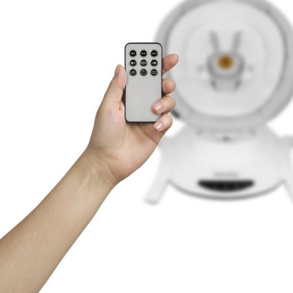 Lionelo - Balancelle pour bébé BELLA Gris béton avec mélodie + télécommande