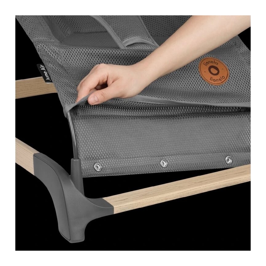 Lionelo - Balancelle pour bébé JUNE grise