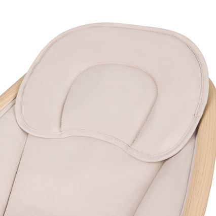 Lionelo - Balancelle pour bébé OLIVIA Beige naturel avec mélodie + télécommande