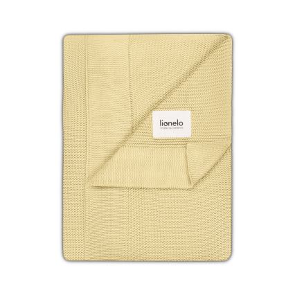 Lionelo - Bamboe deken BAMBOO BLANKET 75x100 cm Citroengeel