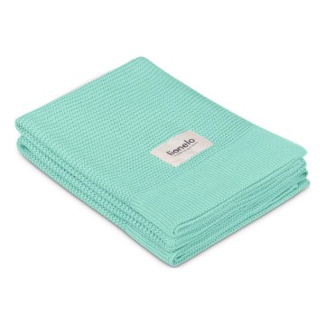Lionelo - Bamboe deken BAMBOO BLANKET 75x100 cm mintgroen