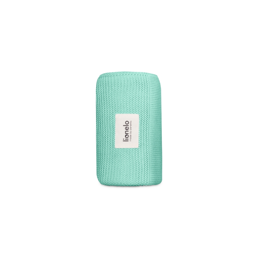Lionelo - Bamboe deken BAMBOO BLANKET 75x100 cm mintgroen