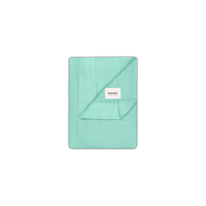 Lionelo - Bamboe deken BAMBOO BLANKET 75x100 cm mintgroen