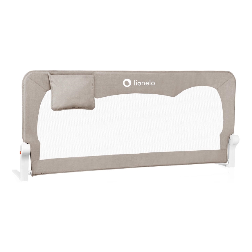Lionelo - Barrière de sécurité pour lit HANNA Beige chiné