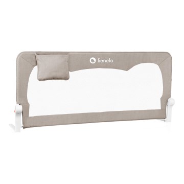 Lionelo - Barrière de sécurité pour lit HANNA Beige Mélange
